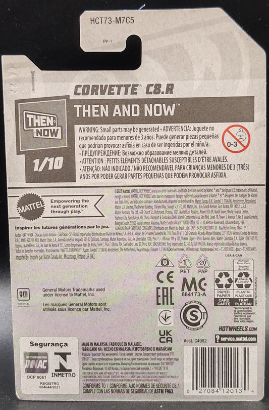 HOT WHEELS CORVETTE C8.R THEN AND NOW 1/10 190/250