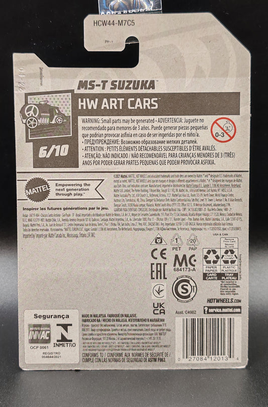 HOT WHEELS MS-T SUZUKA HW ART CARS 6/10 170/250