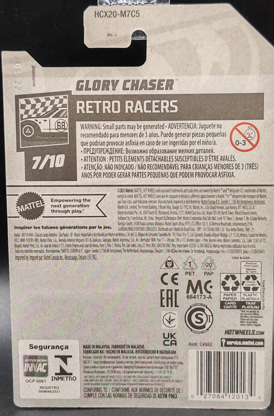 HOT WHEELS GLORY CHASER RETRO RACERS 7/10 123/250