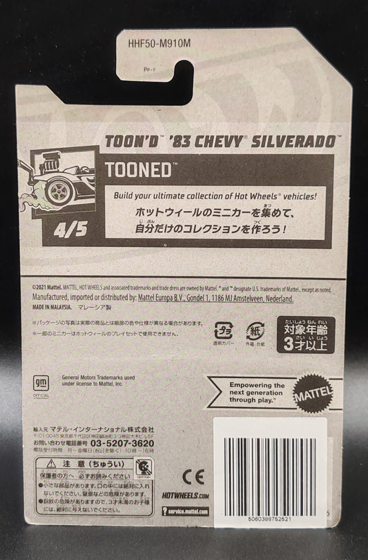 HOT WHEELS TOON'D 83 CHEVY SILVERADO TOONED 4/5 104/250