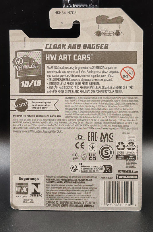 HOT WHEELS CLOAK AND DAGGER HW ART CARS 10/10 157/250