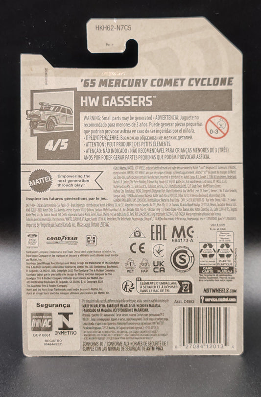 HOT WHEELS 65 MERCURY COMET CYCLONE HW GASSERS 4/5 199/250