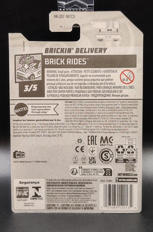 HOT WHEELS BRICKIN DELIVERY BRICK RIDES 3/5 58/250