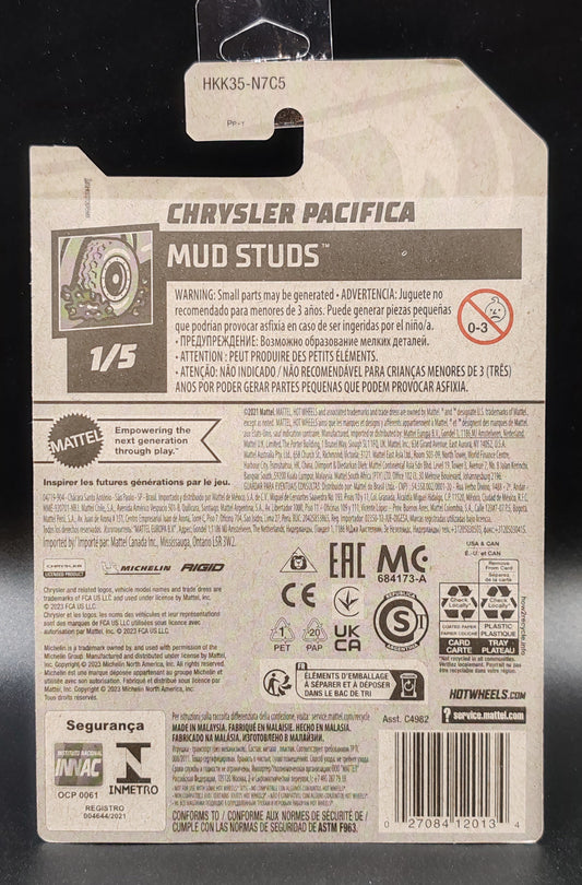 HOT WHEELS CHRYSLER PACIFICA MUD STUDS 1/5 88/250