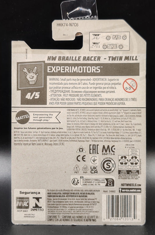HOT WHEELS HW BRAILLE RACER - TWIN MILL EXPERIMOTORS 4/5 85/250