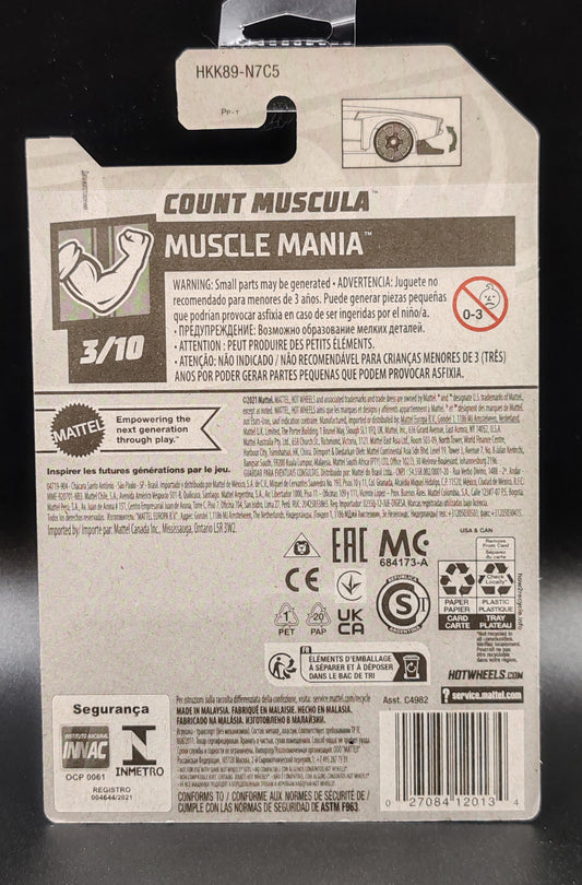 HOT WHEELS COUNT MUSCULA MUSCLE MANIA 3/10 100/250