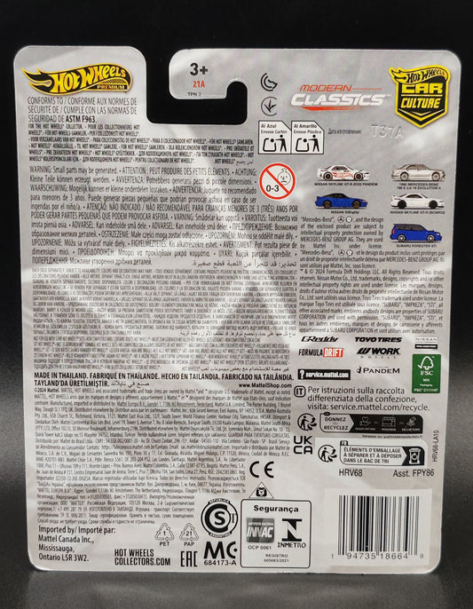 HOT WHEELS PREMIUM CAR CULTURE MODERN CLASSICS NISSAN SKYLINE GT-R (R32) PANDEM 1/5