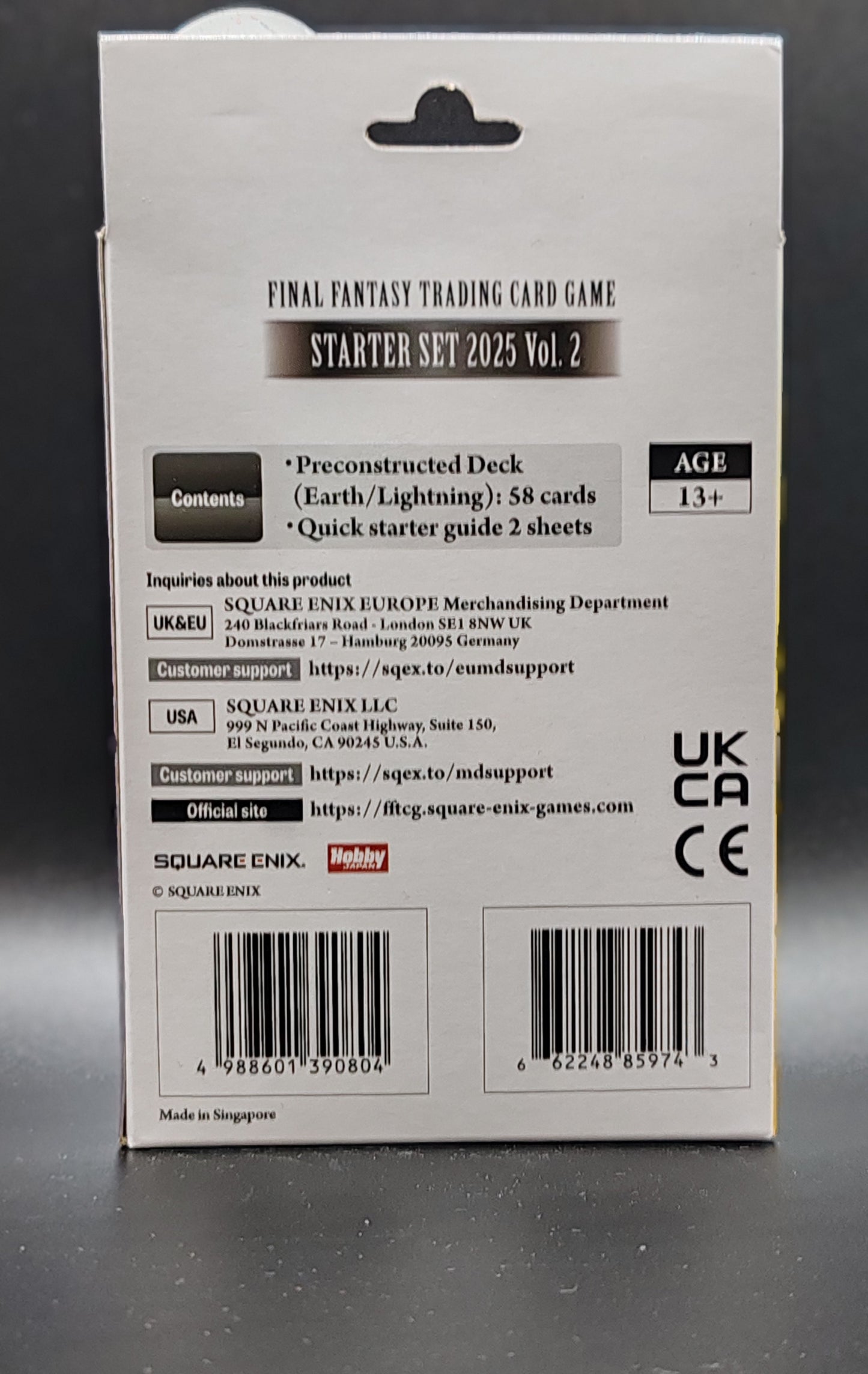 Final Fantasy The Card Game Starter Deck 2025 Volume 2