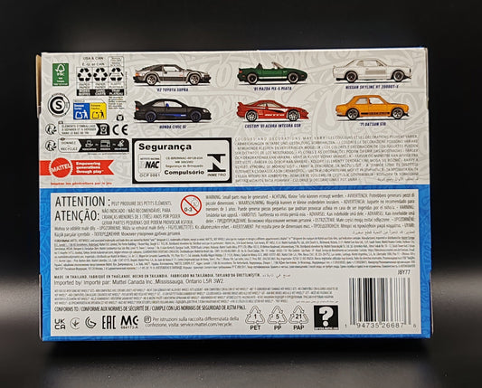 Hot Wheels Silver Series Streets of Japan Set of 6