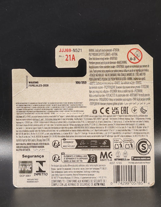 HOT WHEELS TIME SHIFTER WAGONS FAMILIALES 2/10 109/250