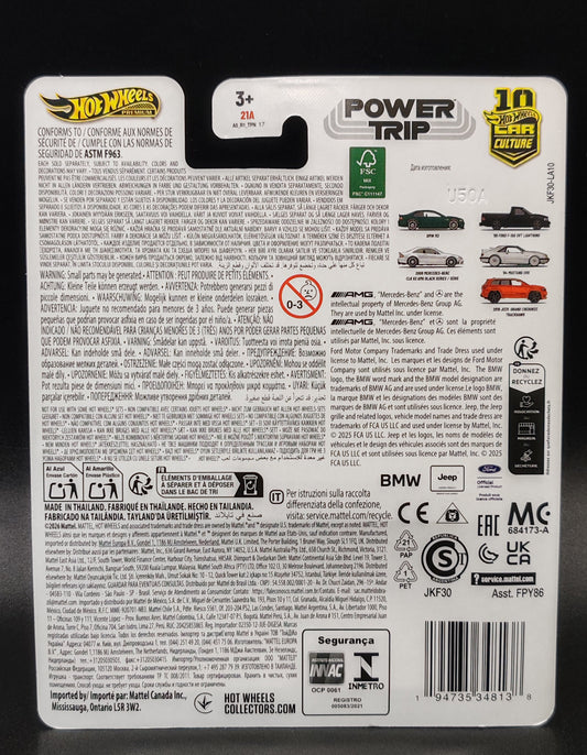 HOT WHEELS PREMIUM CAR CULTURE POWER TRIP BMW M3 1/5