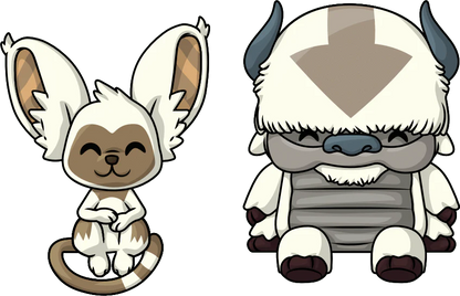 YouTooz - Avatar the Last Air Bender: Appa & Momo Monitor Buddiez