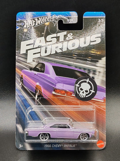 HOT WHEELS FAST & FURIOUS 1966 CHEVY IMPALA 3/5