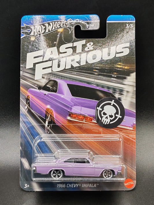 HOT WHEELS FAST & FURIOUS 1966 CHEVY IMPALA 3/5