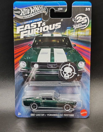 HOT WHEELS DREAM LINEUP FAST AND FURIOUS 1967 CUSTOM 3/5