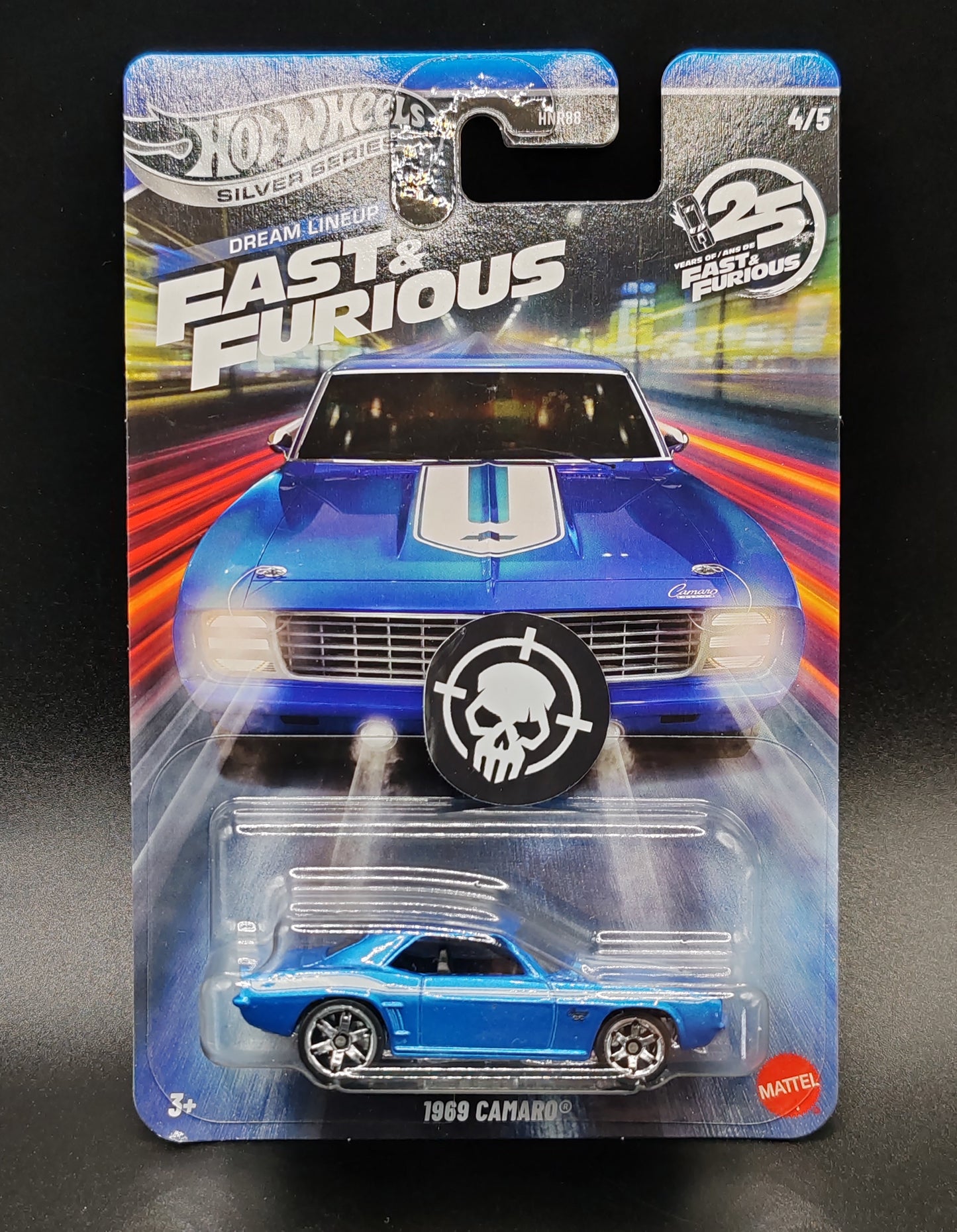 HOT WHEELS DREAM LINEUP FAST AND FURIOUS 1969 CAMARO 4/5