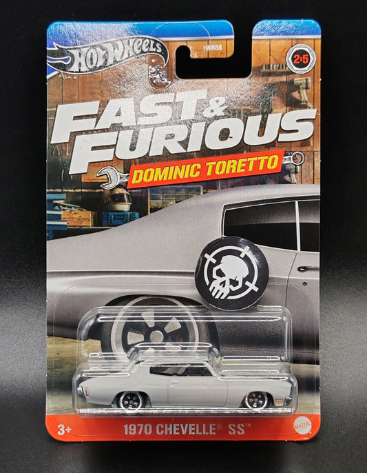 HOT WHEELS FAST AND FURIOUS DOMINIC TORETTO 1970 CHEVELLE SS 2/5