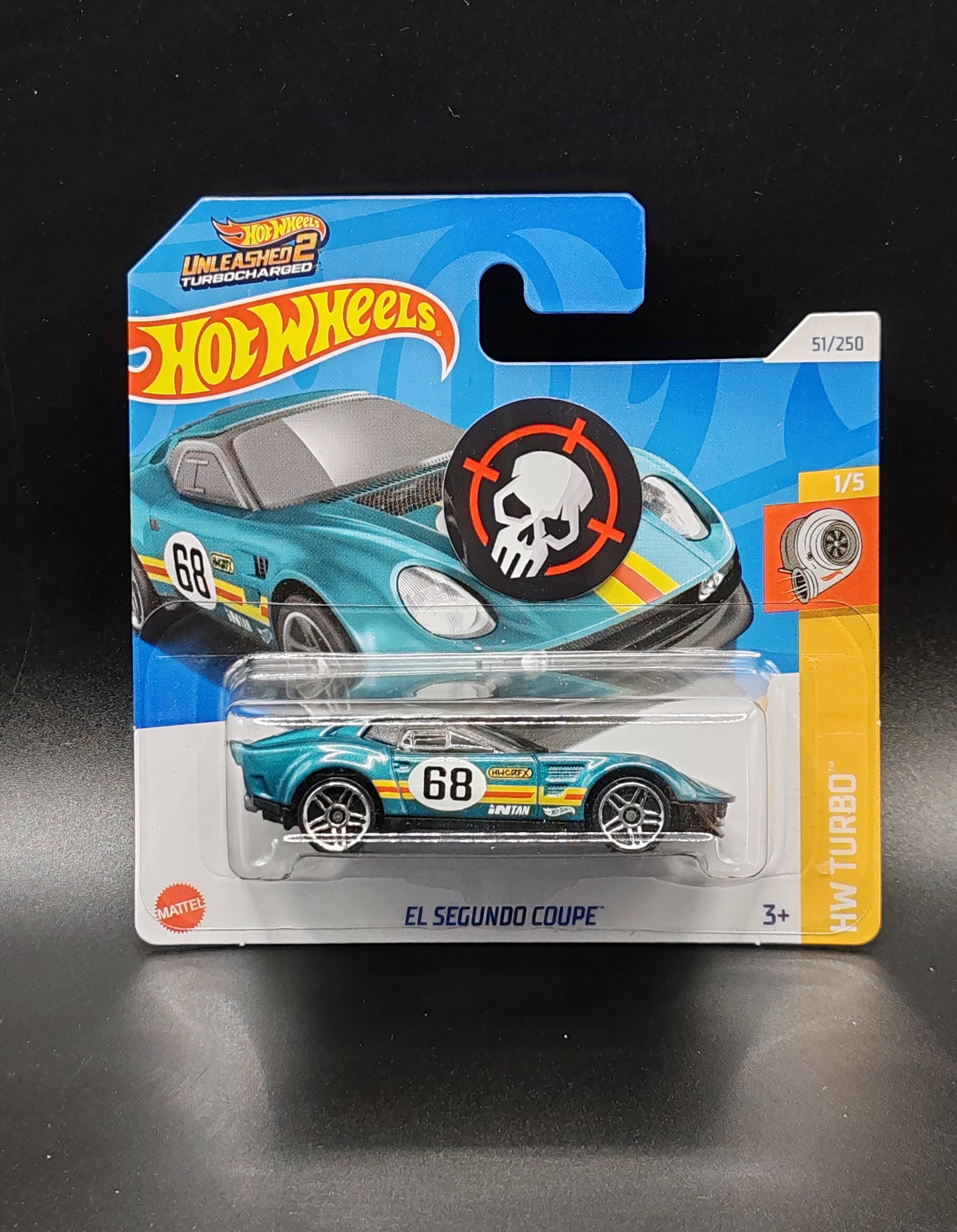 HOT WHEELS EL SEGUNDO COUPE HW TURBO 1/5 51/250