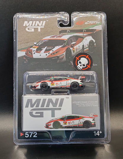 MINI GT LAMBORGHINI HURACAN GT3 EVO #88 BAM WEIBO PRIMEZ LAMBORGHINI GT3 JLOC 2022 SUPER GT SERIES 572