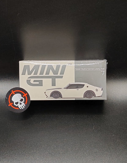 MINI GT NISSAN SKYLINE KENMERI LIBERTY WALK WHITE 702