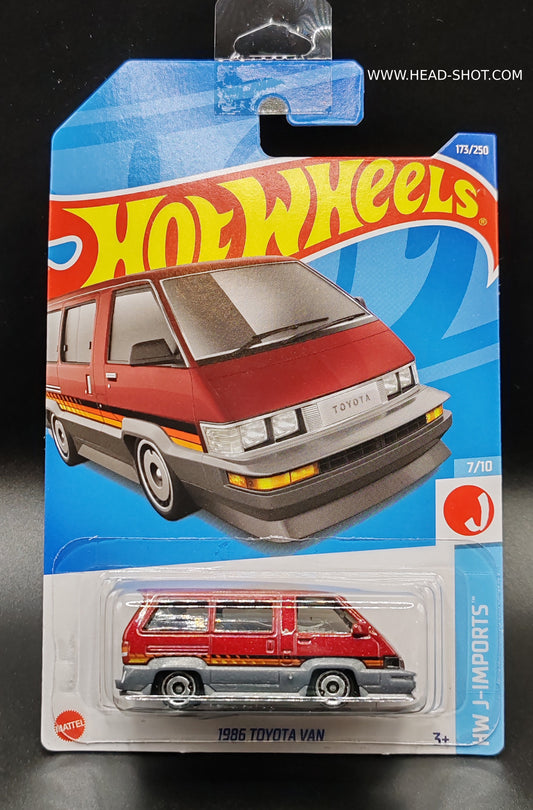 HOT WHEELS 1986 TOYOTA VAN HW J-IMPORTS 7/10 173/250