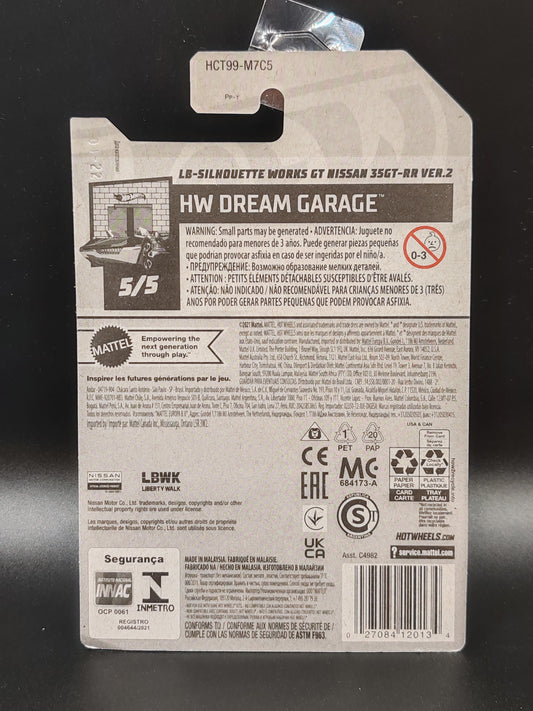 HOT WHEELS LB-SILHOUETTE WORKS GT NISSAN 35GT- RR VER.2 HW DREAM GARAGE 5/5 154/250