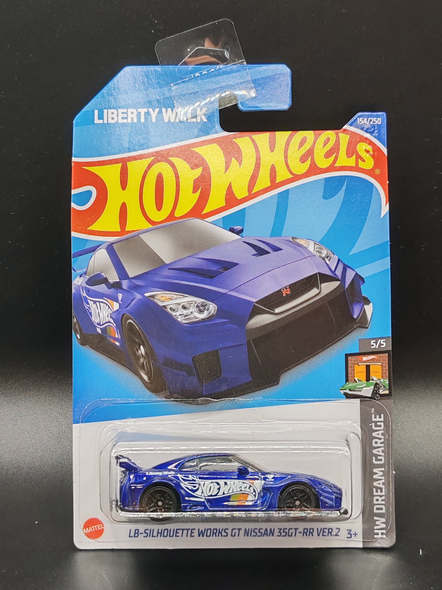 HOT WHEELS LB-SILHOUETTE WORKS GT NISSAN 35GT- RR VER.2 HW DREAM GARAGE 5/5 154/250
