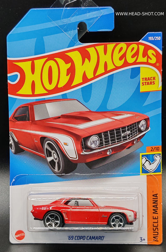 HOT WHEELS 69 COPO CAMARO MUSCLE MANIA 2/10 193/250