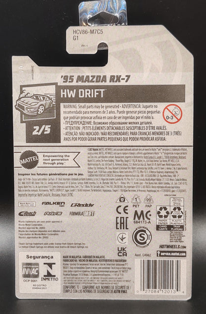 HOT WHEELS 95 MAZDA RX-7 HW DRIFT 2/5 177/250