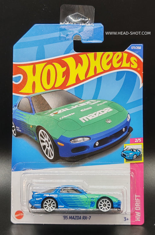 HOT WHEELS 95 MAZDA RX-7 HW DRIFT 2/5 177/250