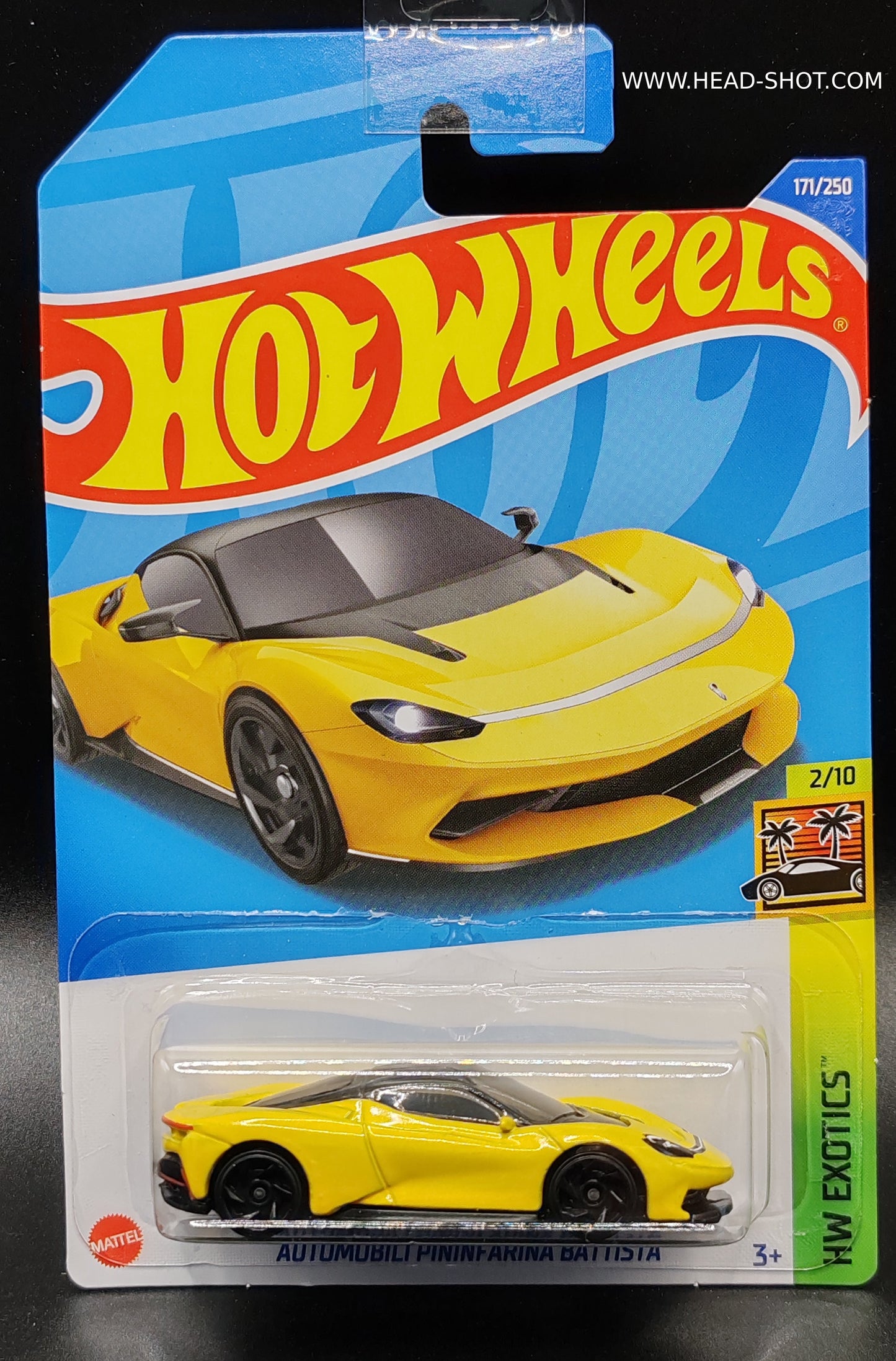 HOT WHEELS AUTOMOBILI PININFARINA BATTISTA HW EXOTICS 2/10 171/250