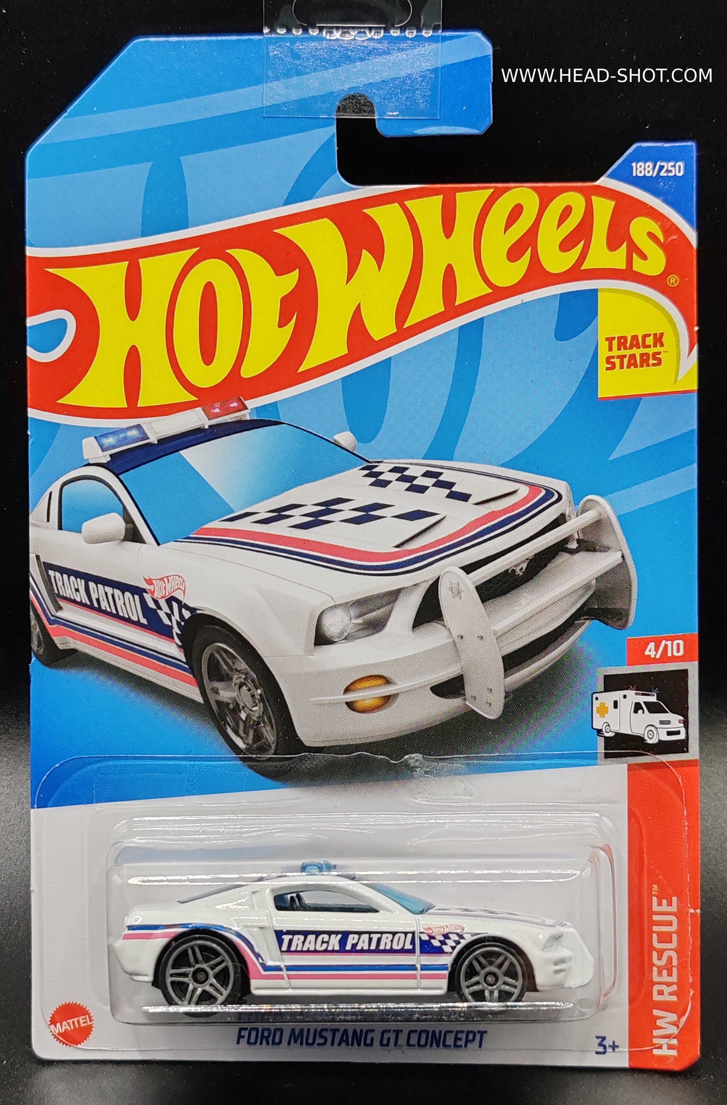 HOT WHEELS FORD MUSTANG GT CONCEPT HW RESCUE 4/10 188/250