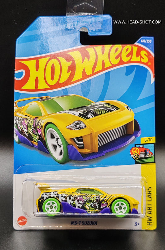 HOT WHEELS MS-T SUZUKA HW ART CARS 6/10 170/250