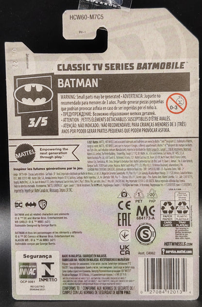 HOT WHEELS CLASSIC TV SERIES BATMOBILE BATMAN 3/5 78/250