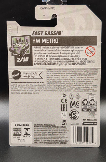HOT WHEELS FAST GASSIN HW METRO 2/10 6/250