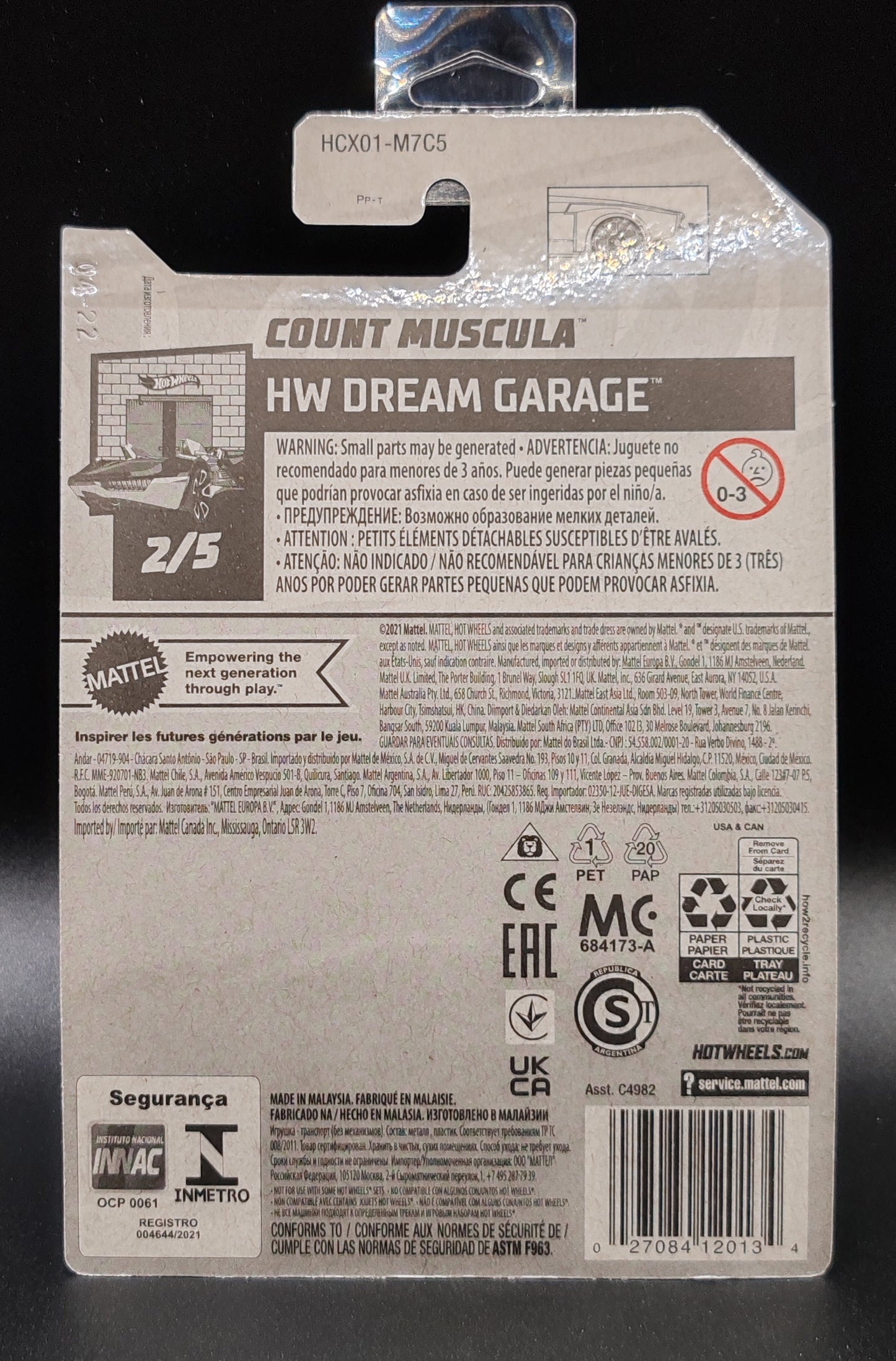 HOT WHEELS COUNT MUSCULA HW DREAM GARAGE 2/5 83/250