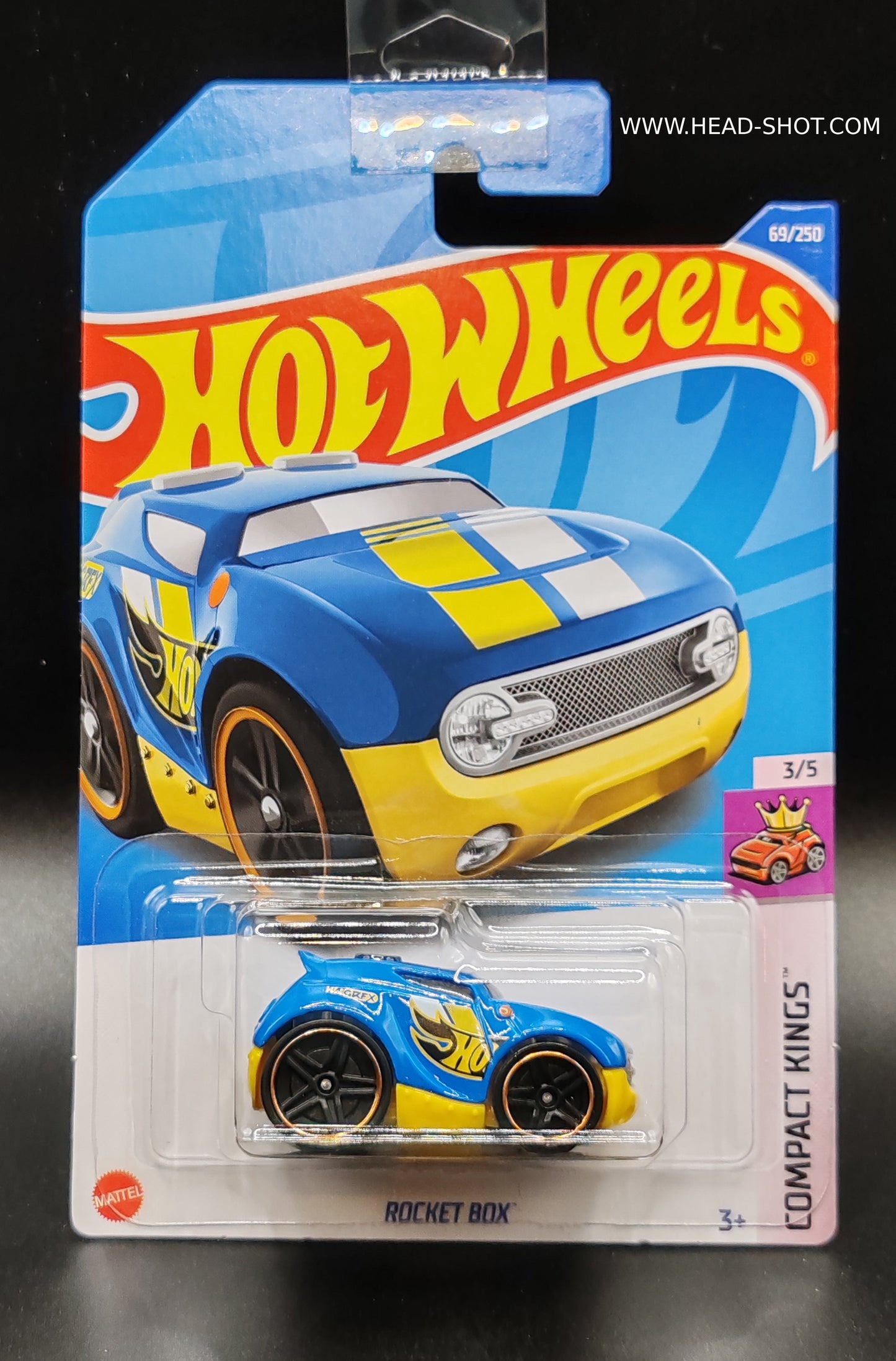 HOT WHEELS ROCKET BOX COMPACT KINGS 3/5 69/250