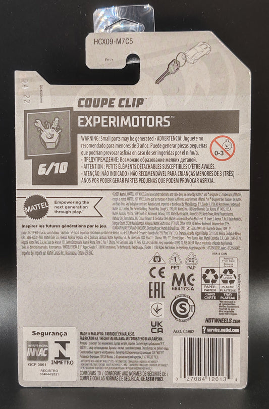 HOT WHEELS COUPE CLIP EXPERIMOTORS 6/10 101/250
