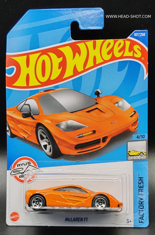 HOT WHEELS MCLAREN F1 FACTORY FRESH 4/10 107/250