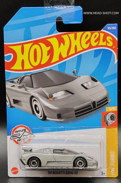 HOT WHEELS 94 BUGATTI EB110 SS HW TURBO 5/10 65/250