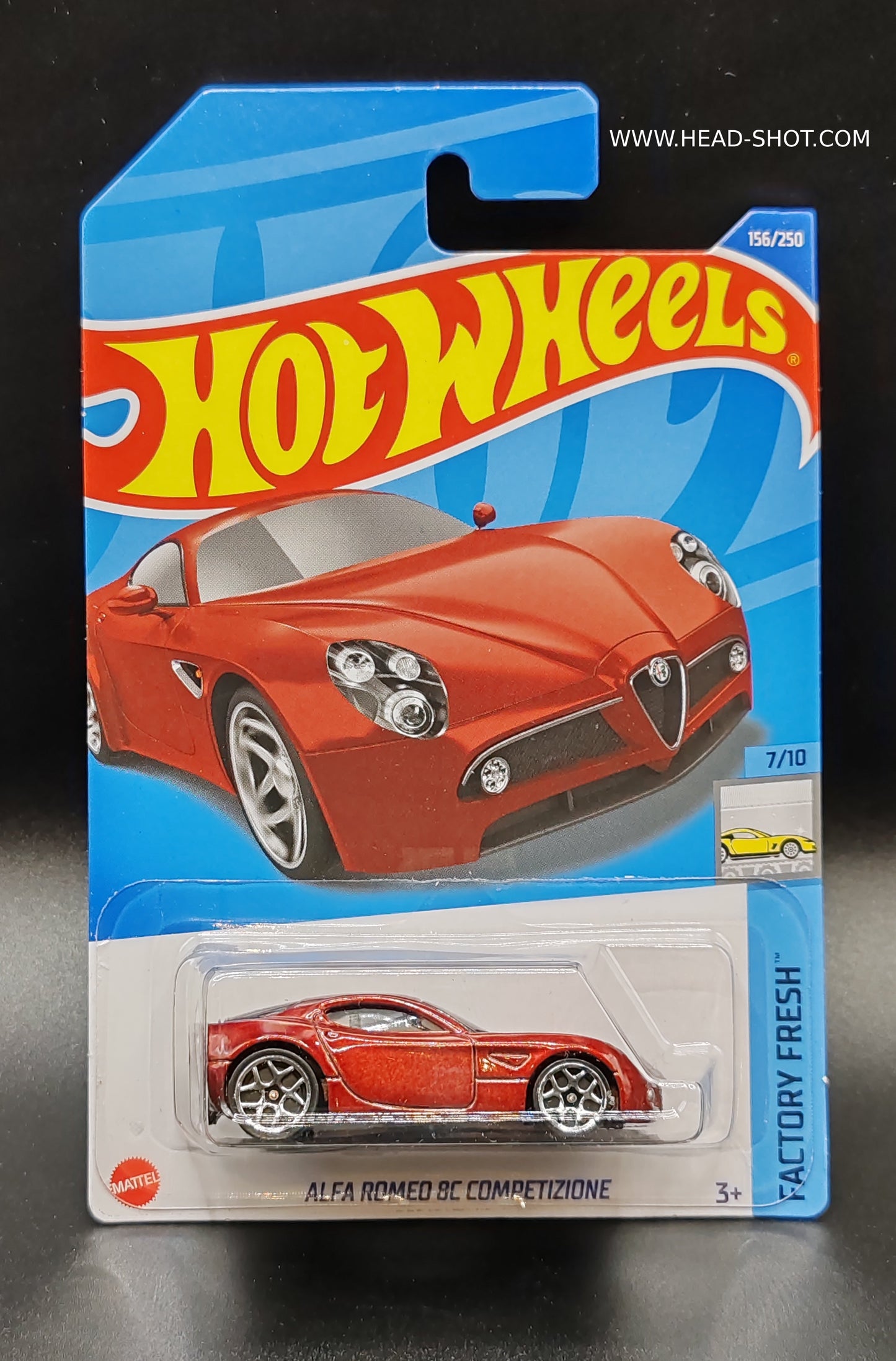 HOT WHEELS ALFA ROMEO 8C COMPETIZIONE 7/10 156/250