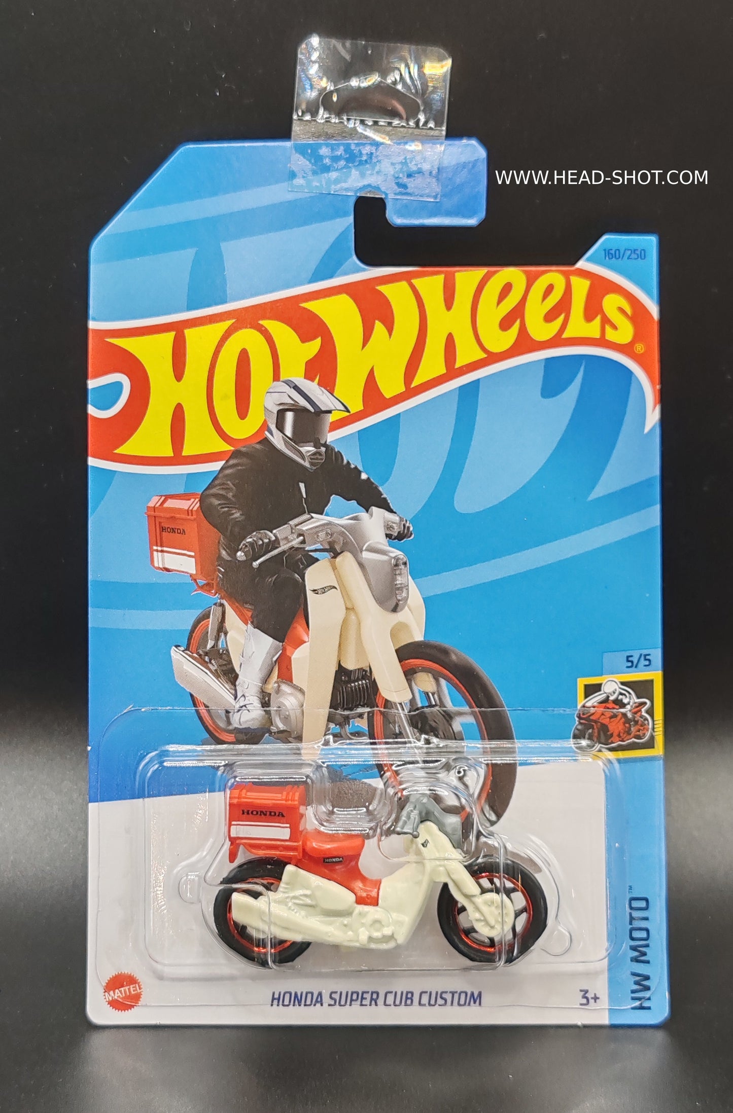 HOT WHEELS HONDA SUPER CUB CUSTOM HW MOTO 5/5 160/250