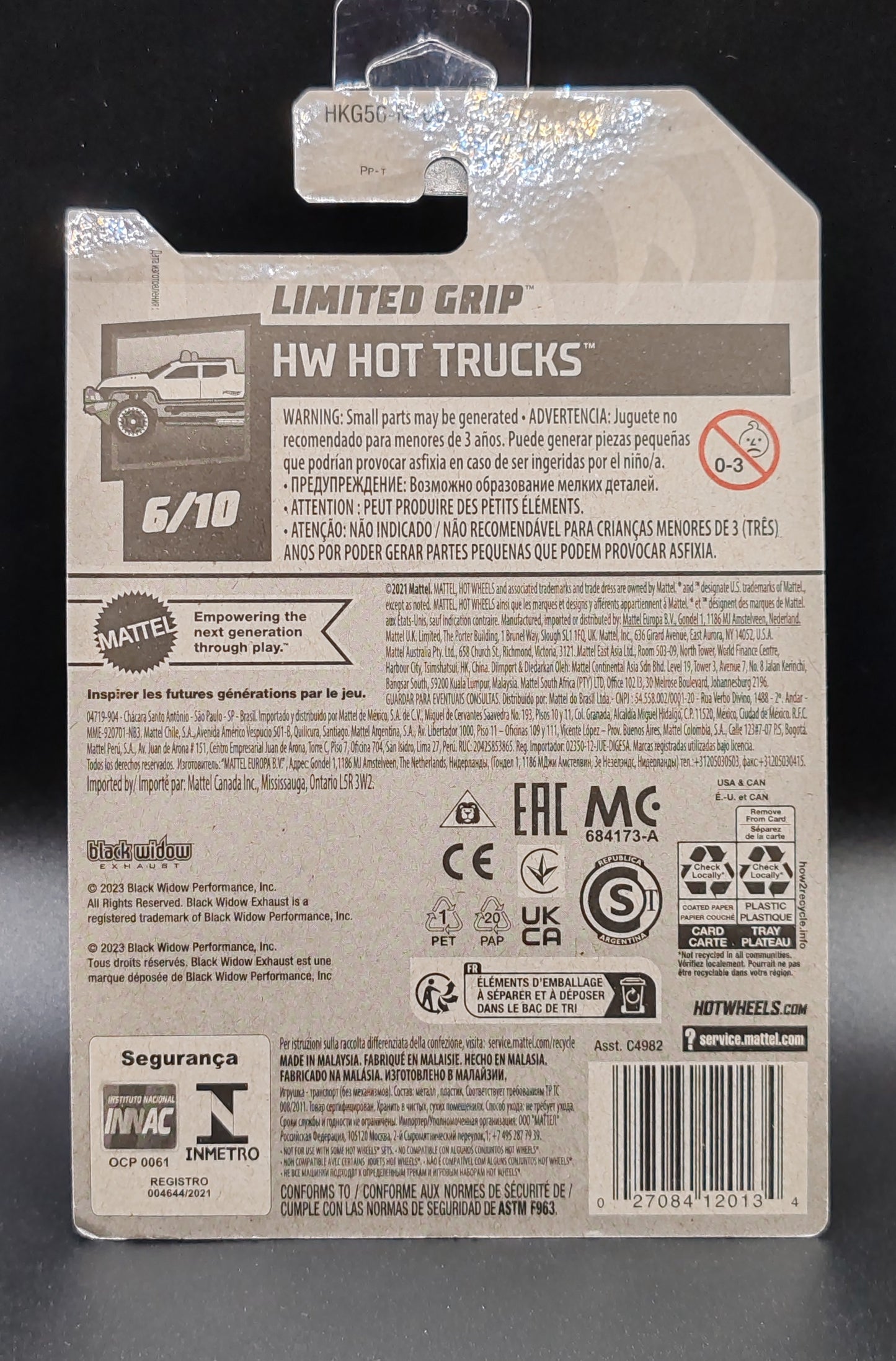 HOT WHEELS LIMITED GRIP HW HOT TRUCKS 6/10 190/250