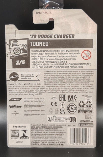 HOT WHEELS 70 DODGE CHARGER TOONED 2/5 153/250