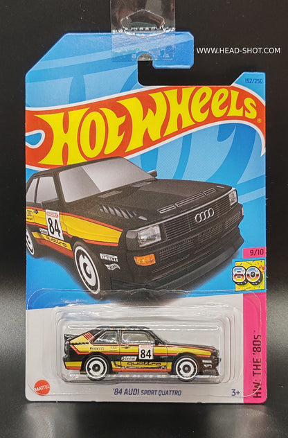HOT WHEELS 84 AUDI SPORT QUATTRO HW THE 80S 9/10 152/250