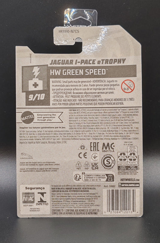 HOT WHEELS JAGUARI I-PACE eTROPHY HW GREEN SPEED 9/10 158/250