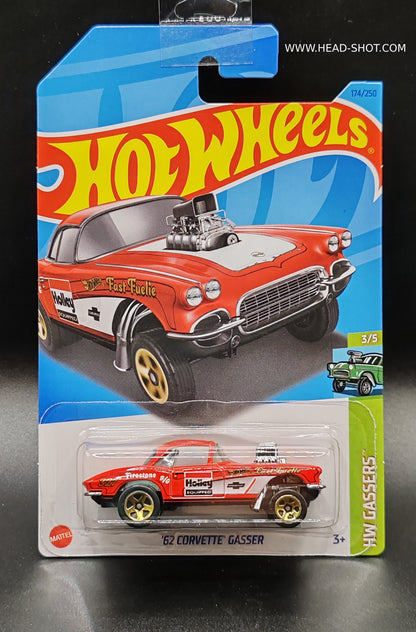 HOT WHEELS 62 CORVETTE GASSER HW GASSERS 3/5 174/250