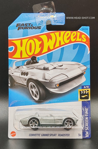 HOT WHEELS CORVETTE GRAND SPORT ROADSTER HW SCREEN TIME 8/10 154/250