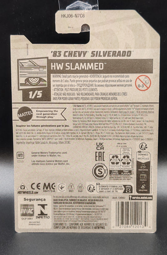 HOT WHEELS 83 CHEVY SILVERADO HW SLAMMED 1/5 191/250