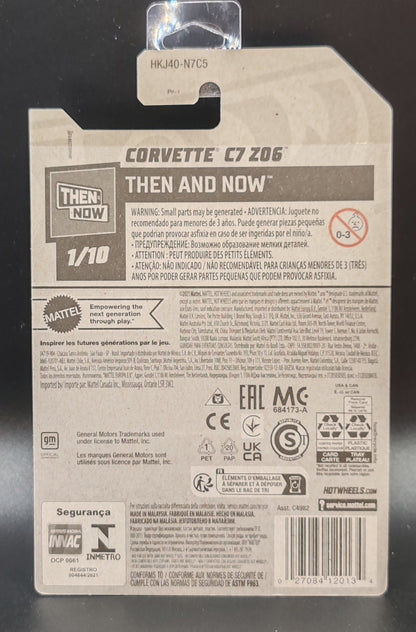 HOT WHEELS CORVETTE C7 Z06 THEN AND NOW 1/10 193/250